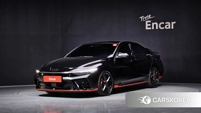 Hyundai The New Avante (CN7) 2025 Черный из Кореи