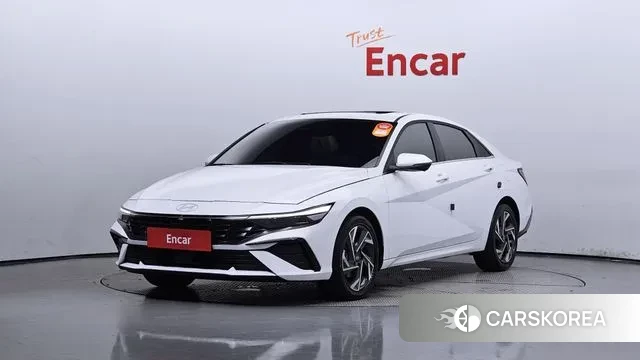 Hyundai The New Avante (CN7) 2024 Белый из Кореи