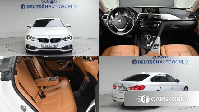 BMW 4 Series (F32) 2018 Белый из Кореи