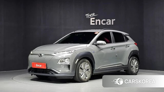 Hyundai Kona Electric 2020 Серебристо-серый из Кореи