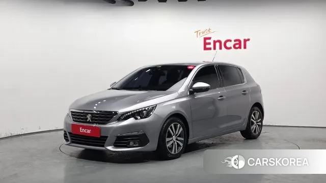 Peugeot 308 second generation 2018 Серебряный из Кореи