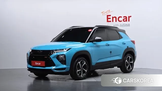 Chevrolet (GM Daewoo) Trailblazer 2021 Небесно-голубой из Кореи