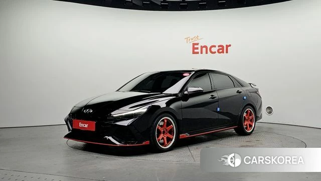 Hyundai Avante (CN7) 2022 Черный из Кореи