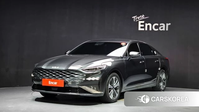 Kia K8 Hybrid 2022 Серый из Кореи