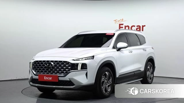 Hyundai The New Santa Fe 2021 Белый из Кореи