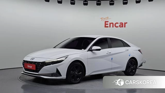 Hyundai Avante (CN7) 2020 Белый из Кореи