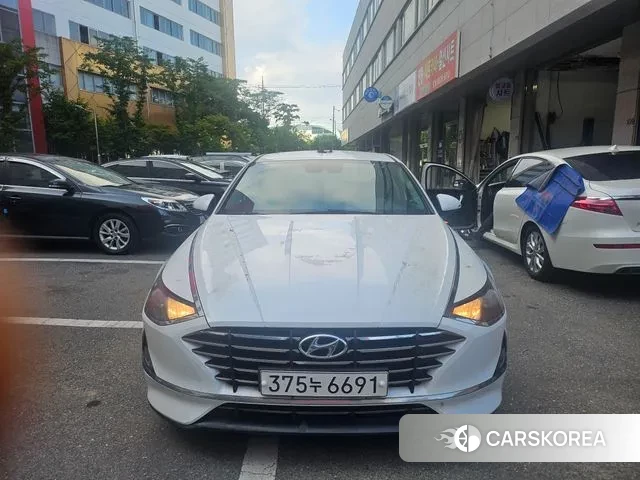 Hyundai Sonata (DN8) 2019 Белый из Кореи