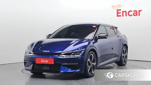 Kia EV6 2022 Синий из Кореи