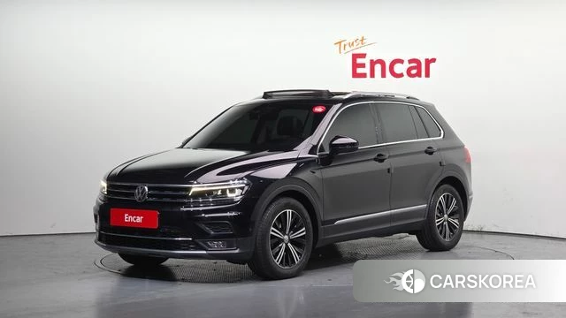 Volkswagen Tiguan second Generation 2020 Черный из Кореи
