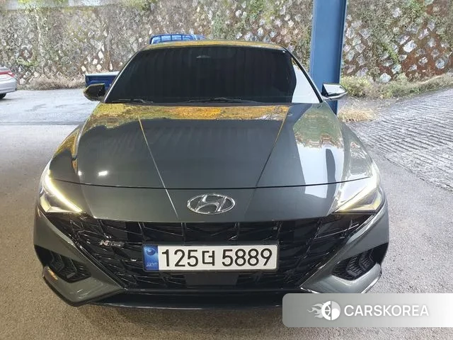 Hyundai Avante (CN7) 2021 Серый из Кореи