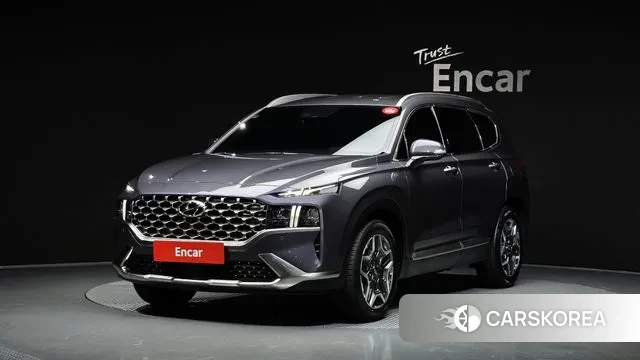 Hyundai The New Santa Fe 2023 Серый из Кореи