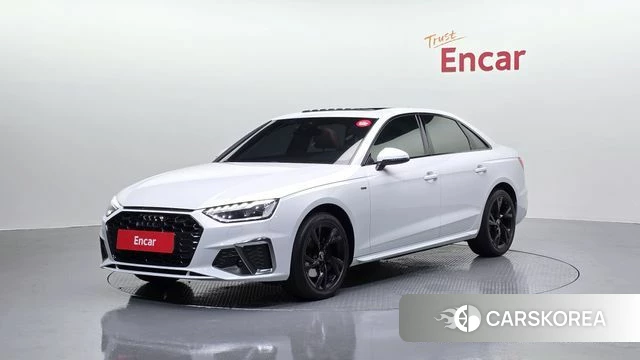 Audi A4 (B9) 2022 Белый из Кореи