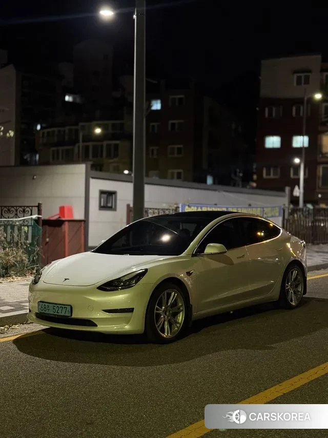 Tesla Model 3 2020 Белый из Кореи