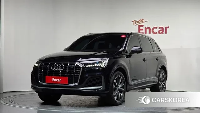 Audi Q7 (4M) 2021 Черный из Кореи