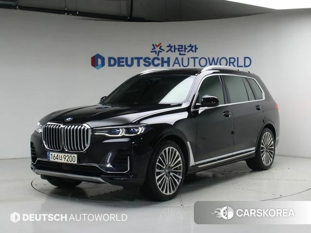 BMW X7 (G07) 2021 Черный из Кореи