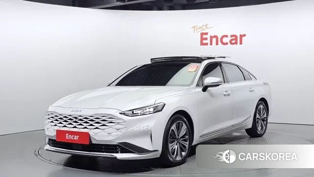 Kia K8 Hybrid 2023 Белый из Кореи