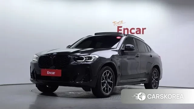 BMW X4 (G02) 2023 Черный из Кореи