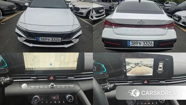 Hyundai The New Avante (CN7) 2024 Белый из Кореи