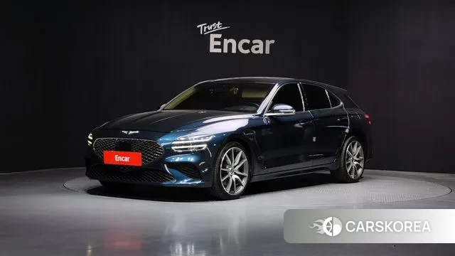 Genesis The New G70 Shooting Brake 2022 Синий из Кореи