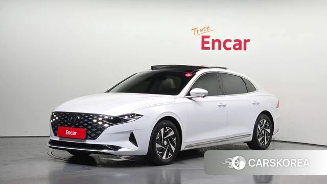Hyundai The New Grandeur IG Hybrid 2021 Белый из Кореи