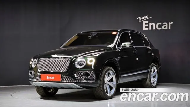Bentley Bentayga 2018 Черный из Кореи