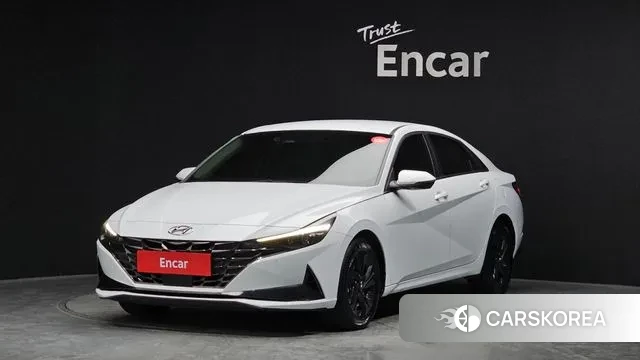 Hyundai Avante (CN7) 2022 Белый из Кореи