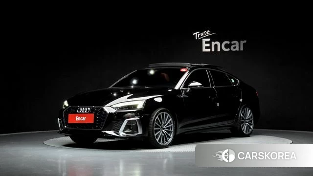 Audi A5 (F5) 2023 Черный из Кореи