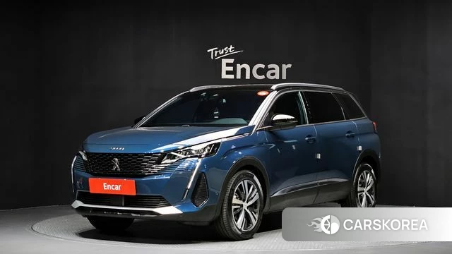 Peugeot 5008 second generation 2024 Синий из Кореи
