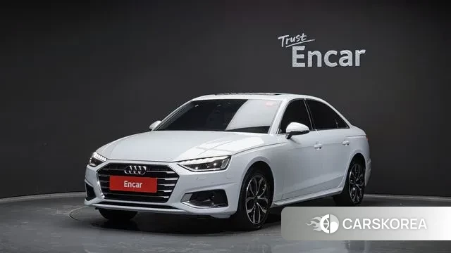 Audi A4 (B9) 2022 Белый из Кореи