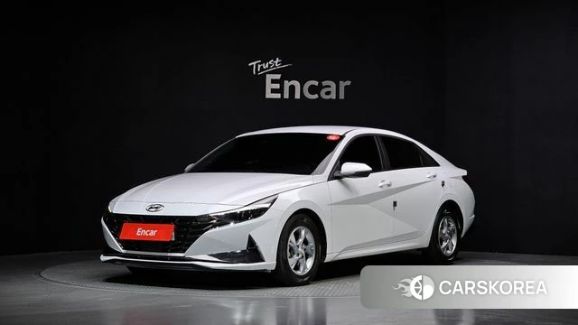 Hyundai Avante (CN7) 2021 Белый из Кореи