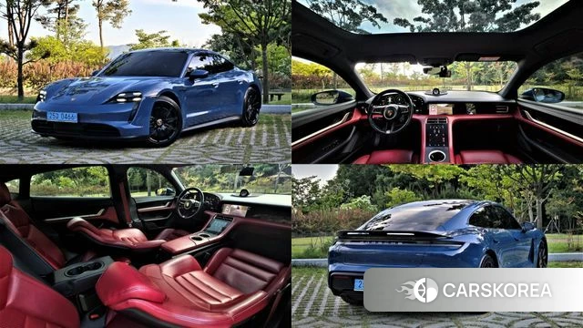 Porsche Taycan 2021 Синий из Кореи