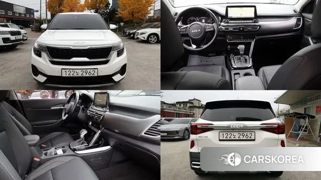 Kia Seltos 2022 Белый из Кореи