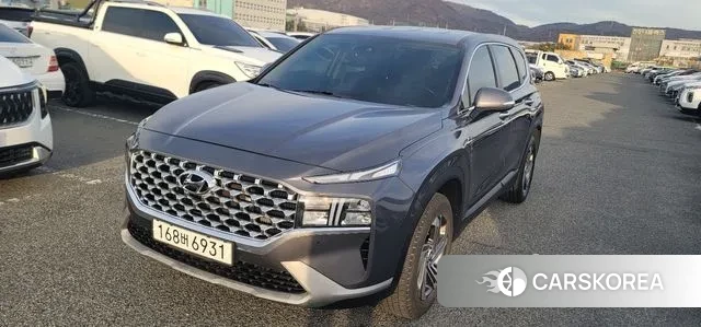 Hyundai The New Santa Fe 2021 Серый из Кореи