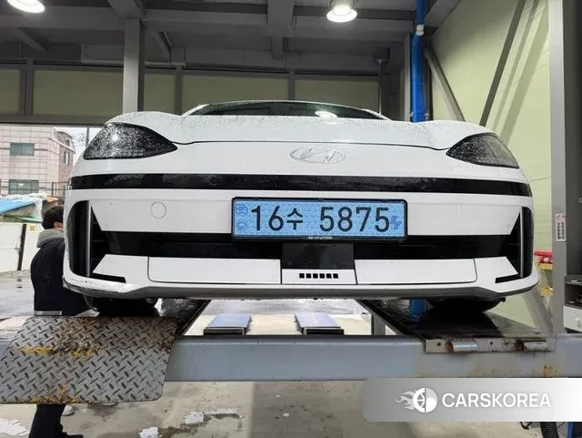 Hyundai Ionic 6 2022 Белый из Кореи