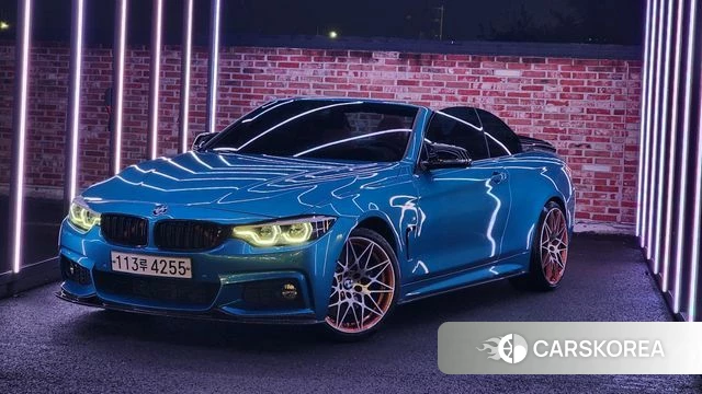 BMW 4 Series (F32) 2018 Синий нефрит из Кореи