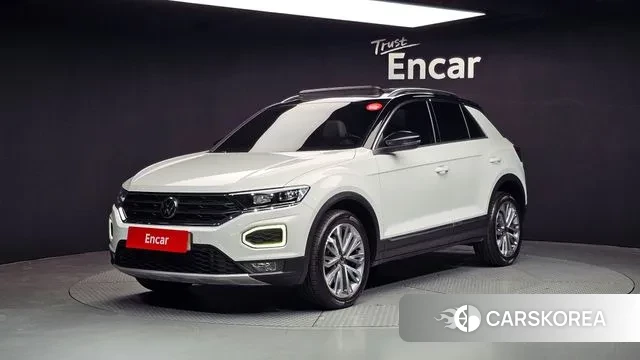 Volkswagen T-Roc 2021 Белый из Кореи