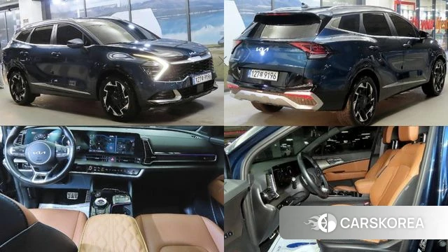 Kia Sportage 5th Generation 2024 Синий из Кореи