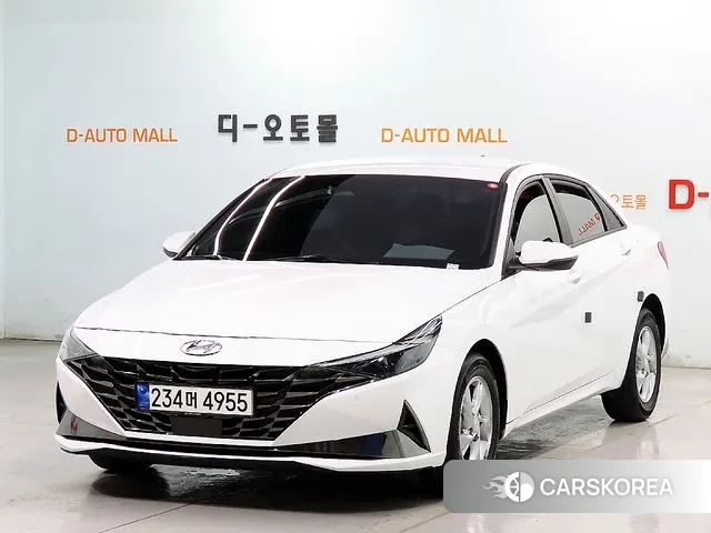 Hyundai Avante (CN7) 2020 Белый из Кореи