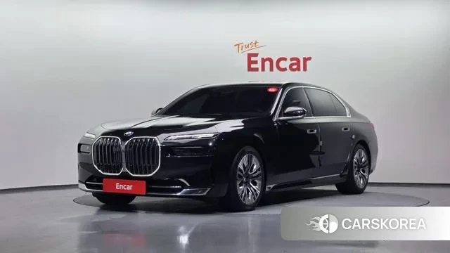 BMW 7 Series (G70) 2023 Черный из Кореи