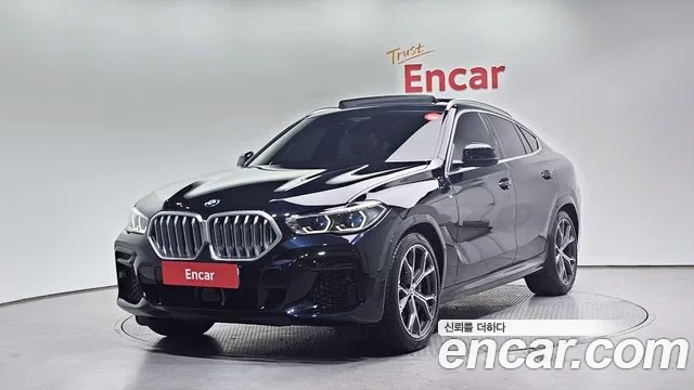 BMW X6 (G06) 2022 Черный из Кореи