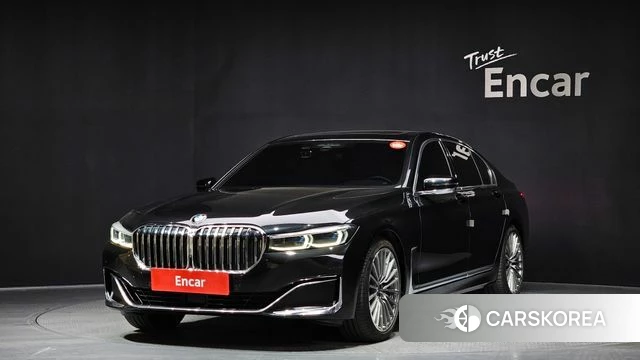 BMW 7 Series (G11) 2021 Черный из Кореи