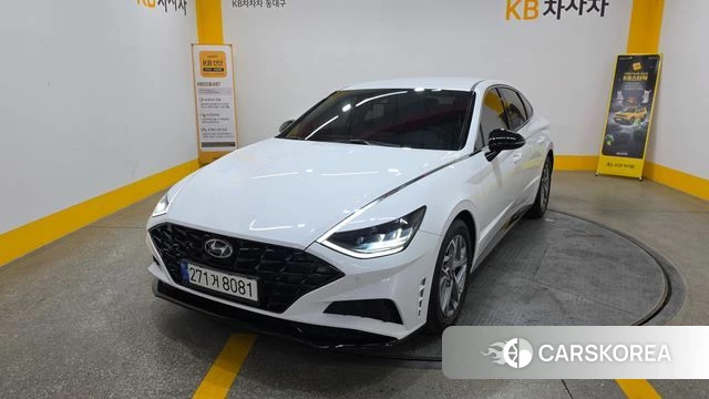 Hyundai Sonata (DN8) 2022 Белый из Кореи