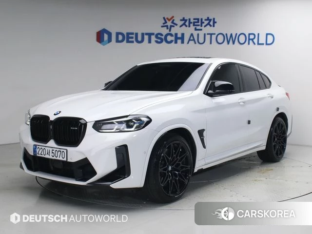 BMW X4M (G02) 2022 Белый из Кореи