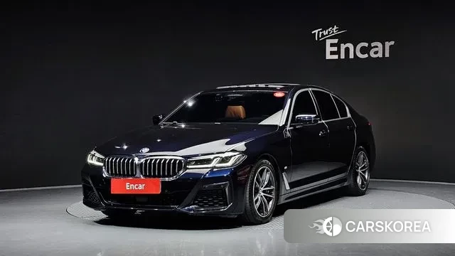 BMW 5 Series (G30) 2022 Синий из Кореи