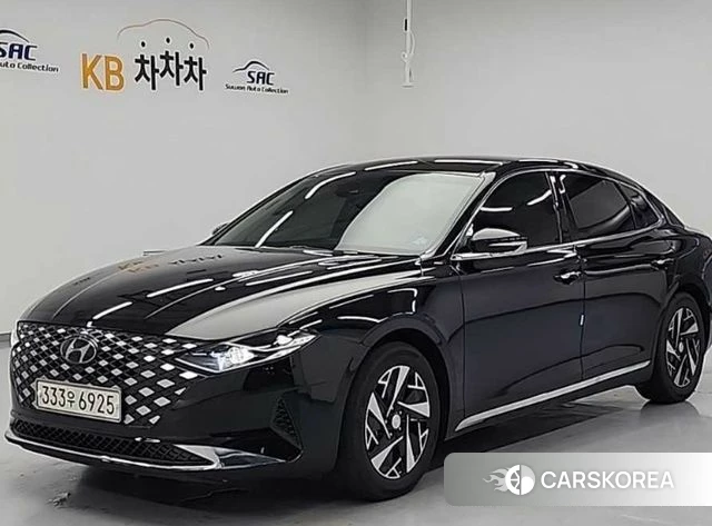 Hyundai The New Grandeur IG Hybrid 2020 Черный из Кореи