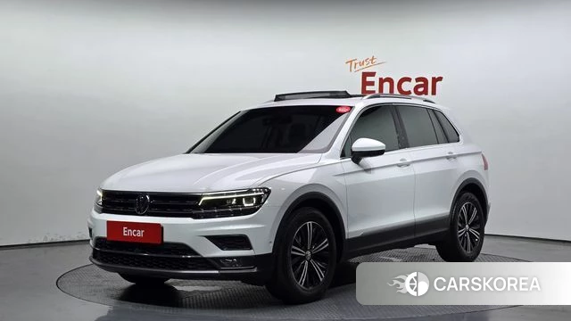 Volkswagen Tiguan second Generation 2020 Белый из Кореи