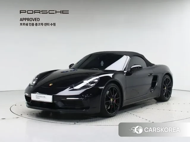 Porsche 718 Boxster 2023 Черный из Кореи