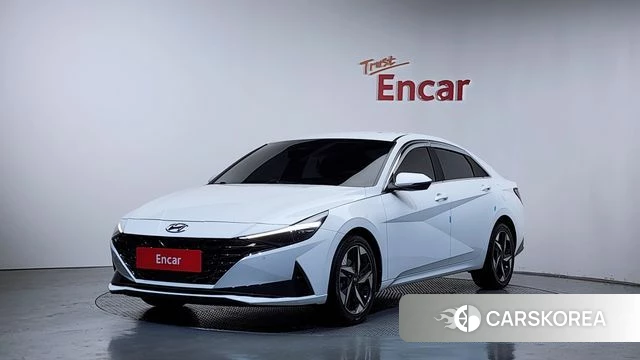 Hyundai Avante (CN7) 2021 Белый из Кореи