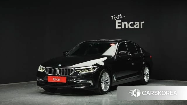 BMW 5 Series (G30) 2018 Черный из Кореи