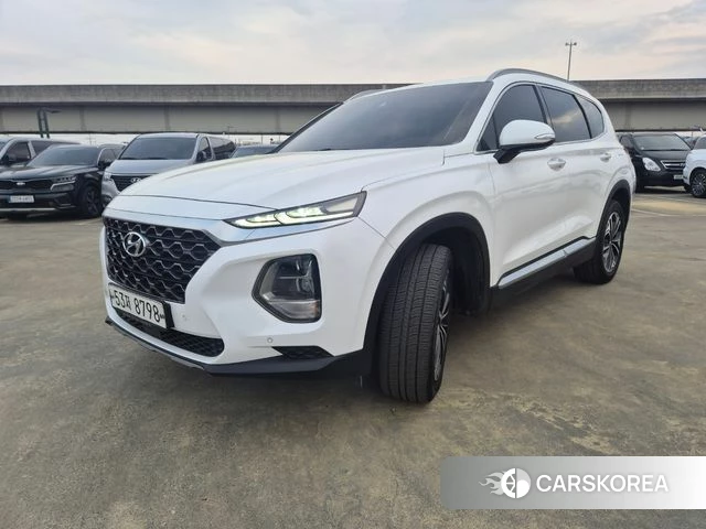 Hyundai Santa Fe TM 2019 Белый из Кореи